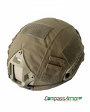 FAST Ballistic High Cut Helmet Anti-bullet Helmet NIJ IIIA Kevlar Core Desert Sand