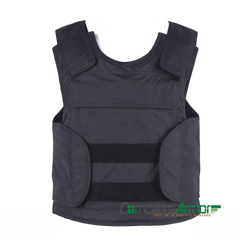 LIGHT-WEIGHT CONCEALED BULLETPROOF VEST with 10x12 Plate-Pouch