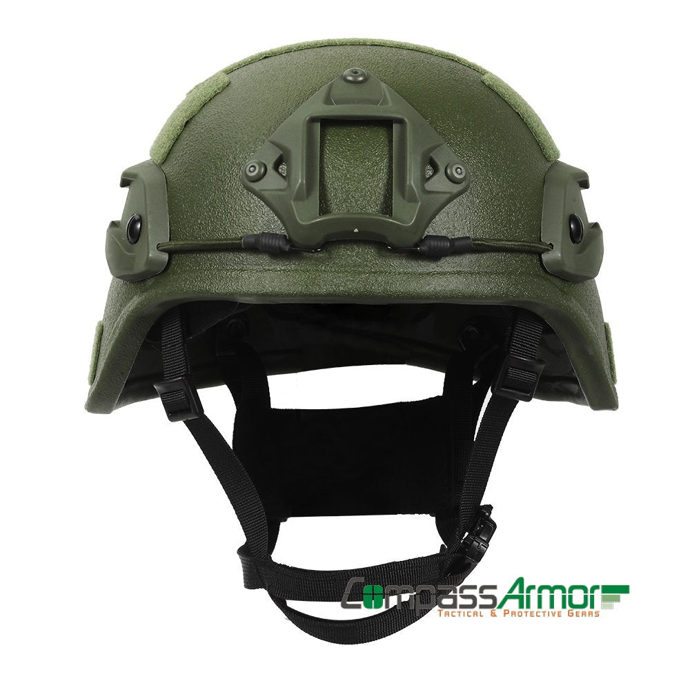 MICH Advanced Combat Tactical Full Cut Ballistic Helmet With 7 Pads Sy –  Compass Armor Gear