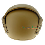 VBH-RM Coyote Brown Ventilated Ballistic Helmet with Sides-rails and NVG mount